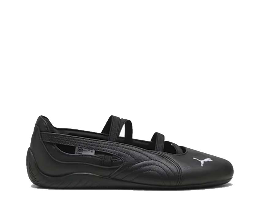 Puma Speedcat Ballet LTH Wns Black — Damen-Sneaker Ballerina Leder schwarz Racing
