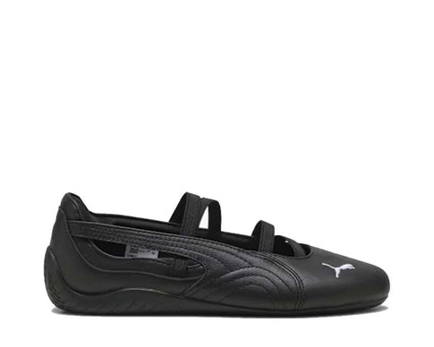 Puma Speedcat Ballet LTH Wns Black — Damen-Sneaker Ballerina Leder schwarz Racing
