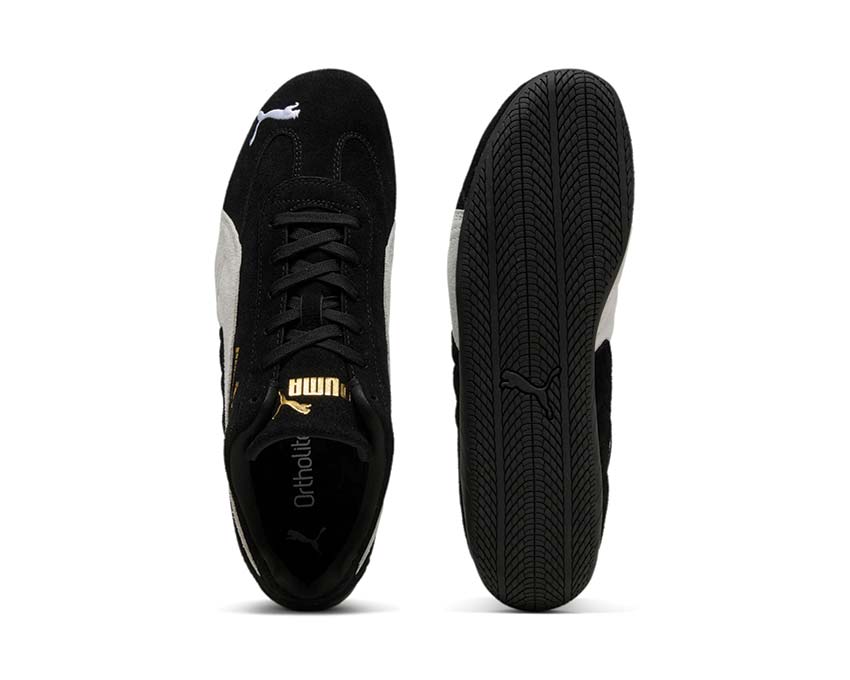 Puma Speedcat OG Black White suela — suela plana racing