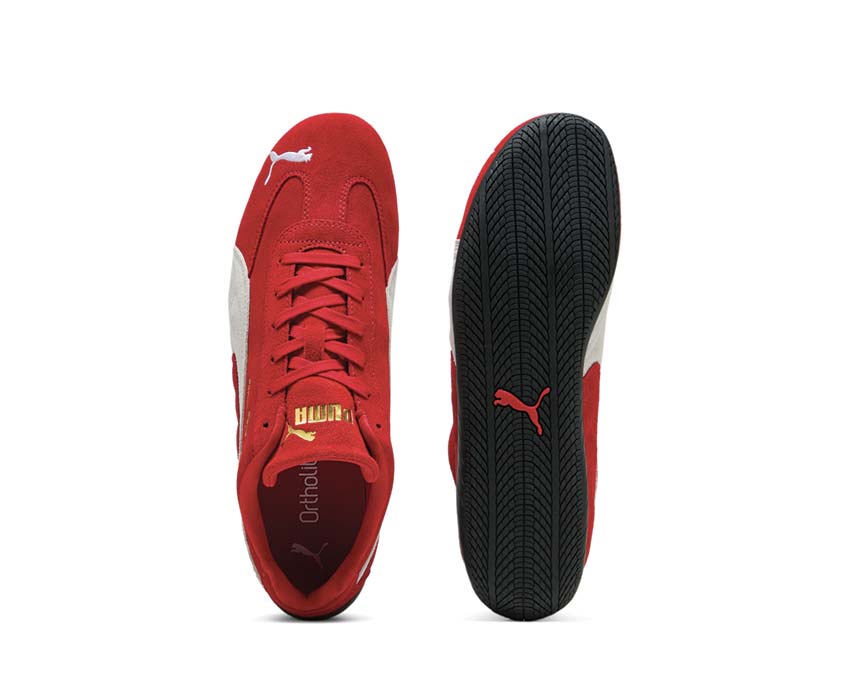 Puma Speedcat OG Red White Sohle — flache Racing-Sohle