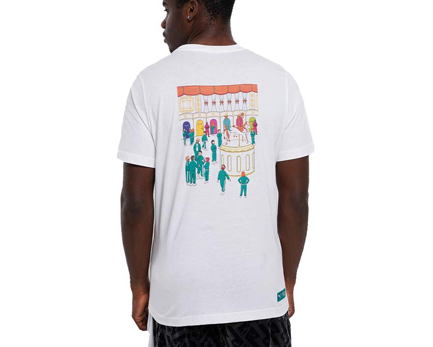 Puma x Squid Game Tee White dos — dos t-shirt blanc Squid Game