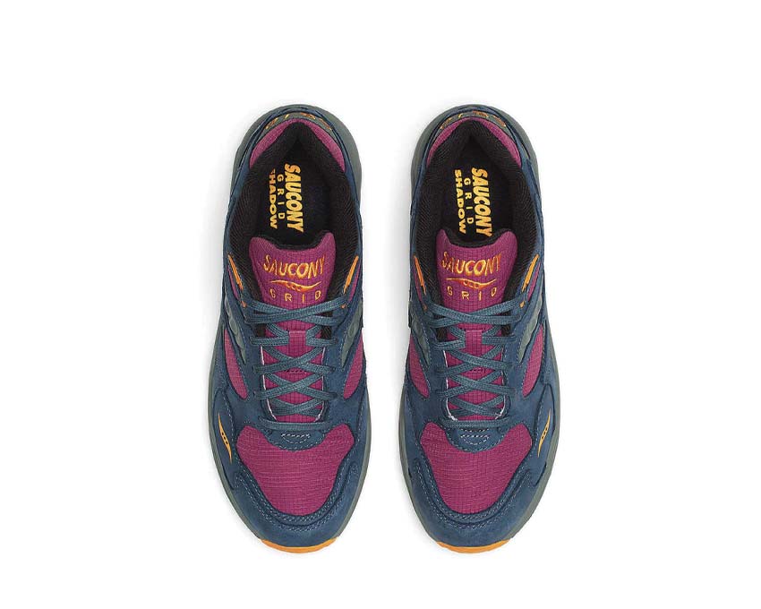 Saucony Grid Shadow 2 Purple Blue detalle — suela EVA