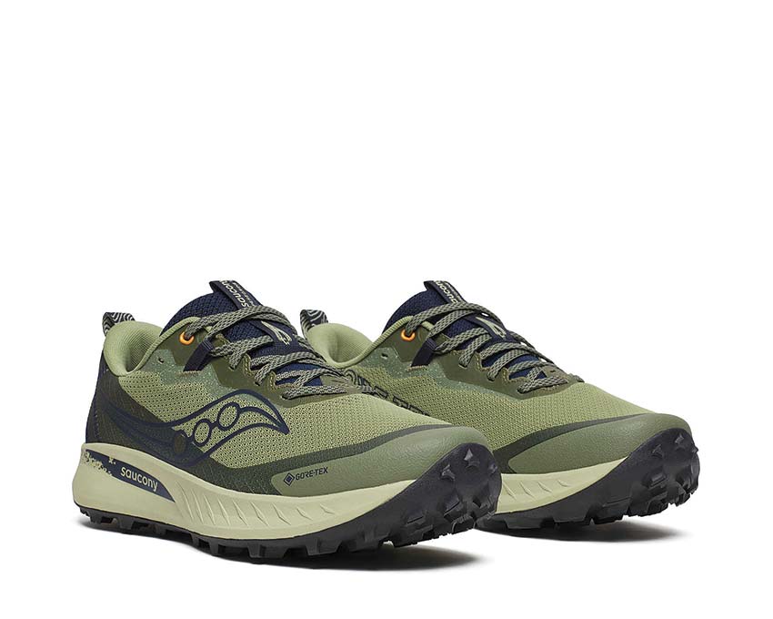 Saucony Peregrine 15 GTX Hemlock Navy sole — ProGrid technology