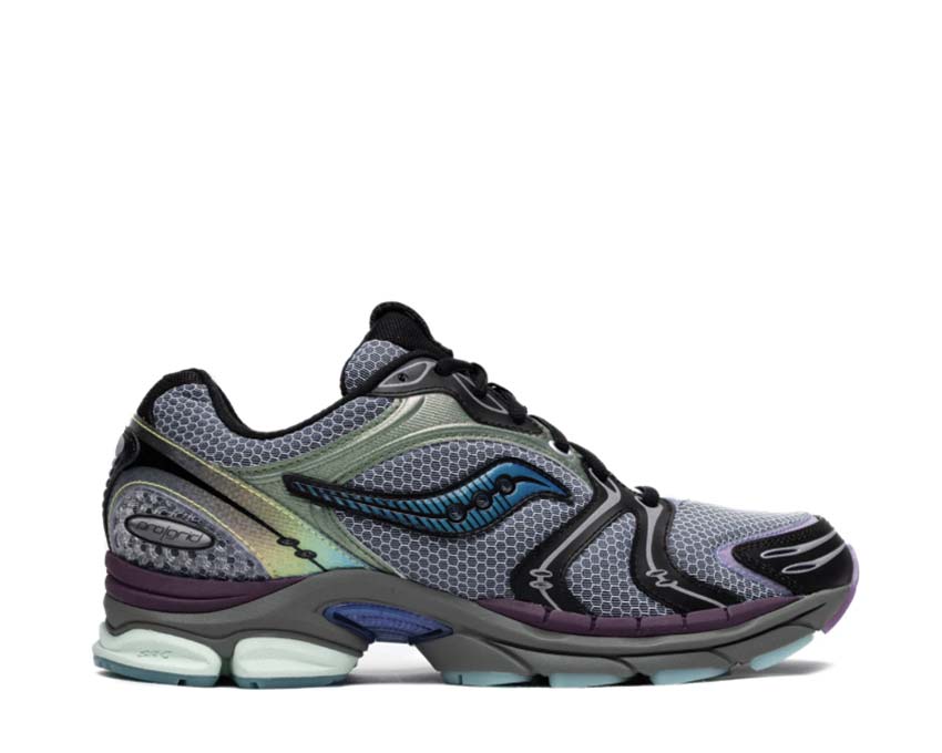 Saucony Progrid Triumph 4 Navy Holographic — running hombre amortiguación ProGrid