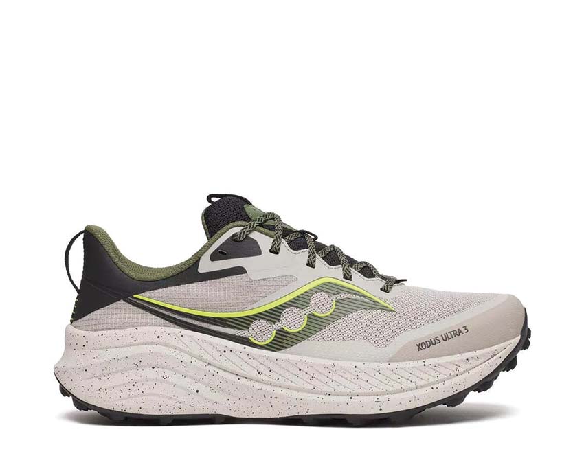 Saucony Xodus Ultra 3 Dove Olivine — running unisex amortiguación ProGrid
