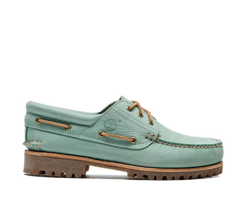 Timberland Authentic Boat Shoe Vert Nubuck — chaussure bateau homme nubuck vert sport