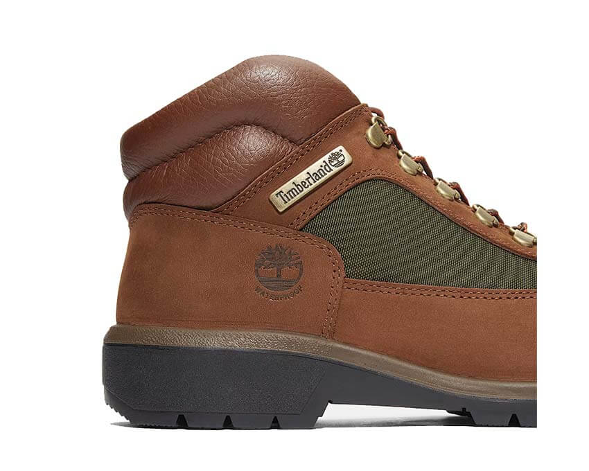 Timberland Field Boot Mid Lace Waterproof vue latérale — profil boot field mi-montant