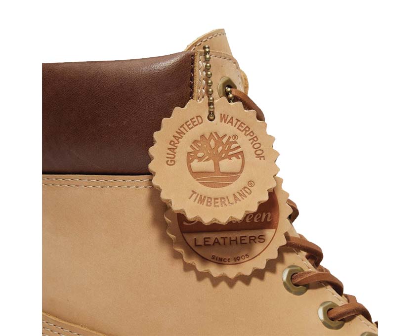 Timberland Luxe Mid Wheat vue latérale — profil mi-haute nubuck wheat Timberland