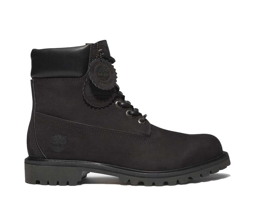 Timberland Luxe Mid Boot Noir Nubuck — boot mi-haute homme nubuck noir imperméable