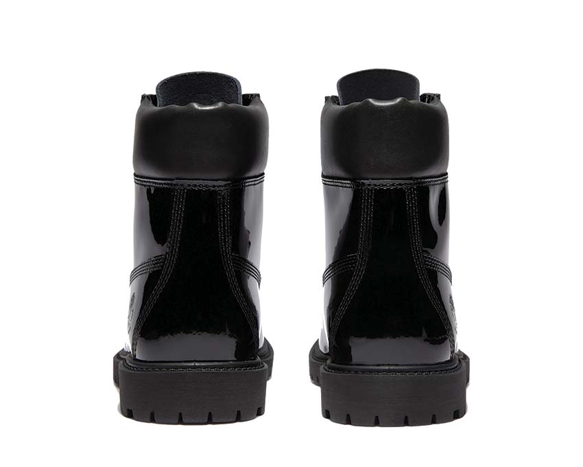 Timberland Premium 6 Inch Verni semelle — semelle EVA robuste verni noir
