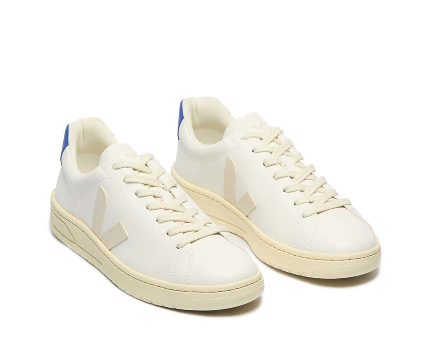 Veja Urca CWL White Pierre Paros vue latérale — canvas without latex