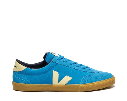 Veja Volley Suede Egee Sun — sneaker femme daim jaune soleil