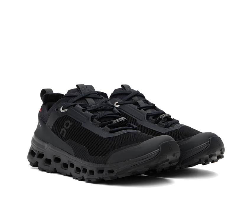 On Cloudultra 2 All Black vista lateral — amortiguación CloudTec