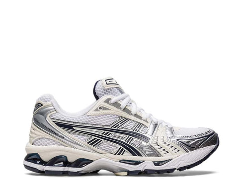 Asics Gel Kayano 14 White Midnight — running unisex amortiguación Gel Asics