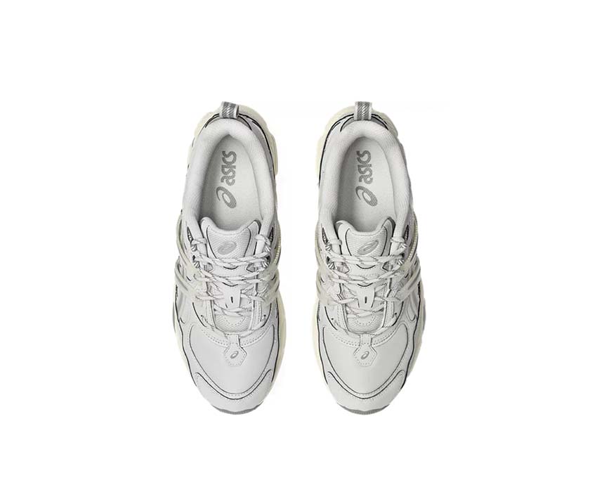Asics Gel-NYC Utility Cloud Grey détail — construction mesh utilitaire noirfonce.eu