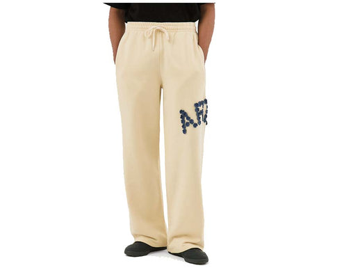 Arte Crochet Flowers Pants Cream — Unisex-Hose Häkel-Blumen