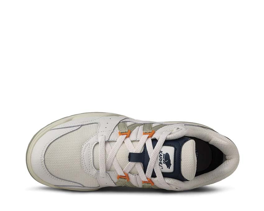 Karhu Fusion XT Cloud Dancer/Agate Grey detalle — parte superior Cloud Dancer