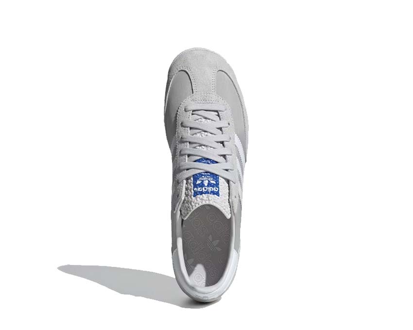 Adidas SL 72 RS Grey One dettaglio — mesh traspirante e scamosciato grigio