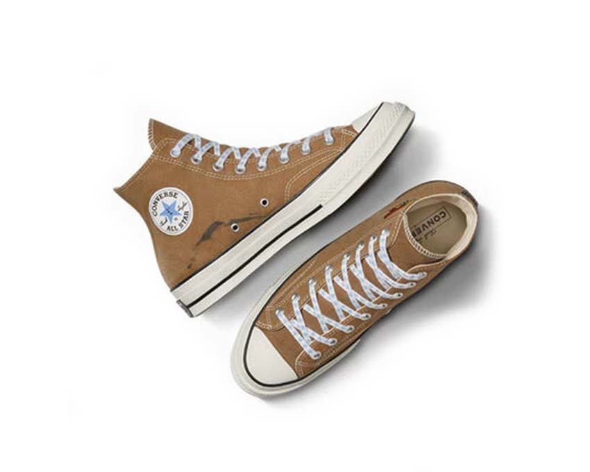 Converse x Sky High Farm Chuck 70 Brown/Egret sole — thick vulcanized sole
