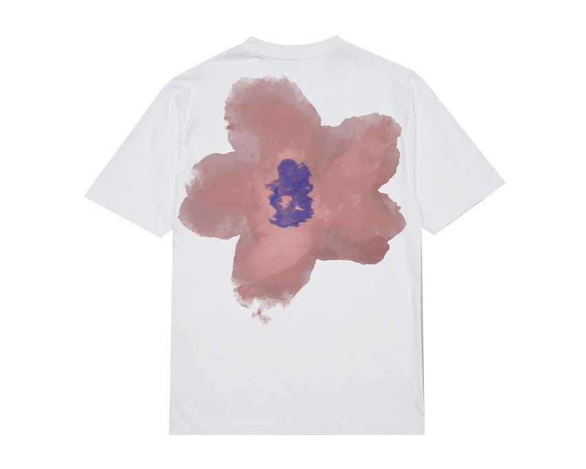 Edmmond Studios Garden Tee White vue latérale — graphique botanique