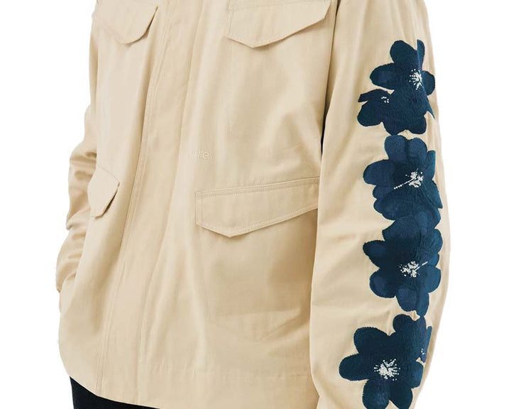 Arte Flower Embroidery Jacket Cream AW24-082J