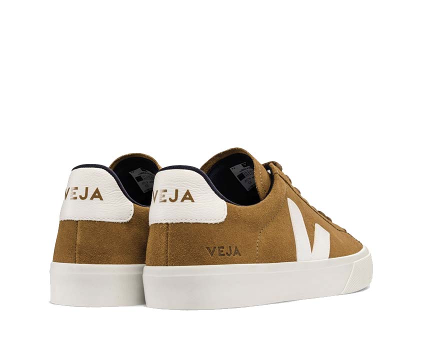 Veja Campo Bold Suede Black suola — suola gomma naturale spessa
