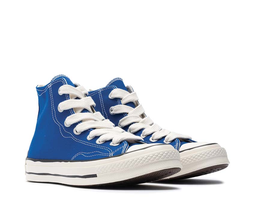 Converse Chuck 70 Sketch Blue/White-Black side view — blue sketch canvas upper