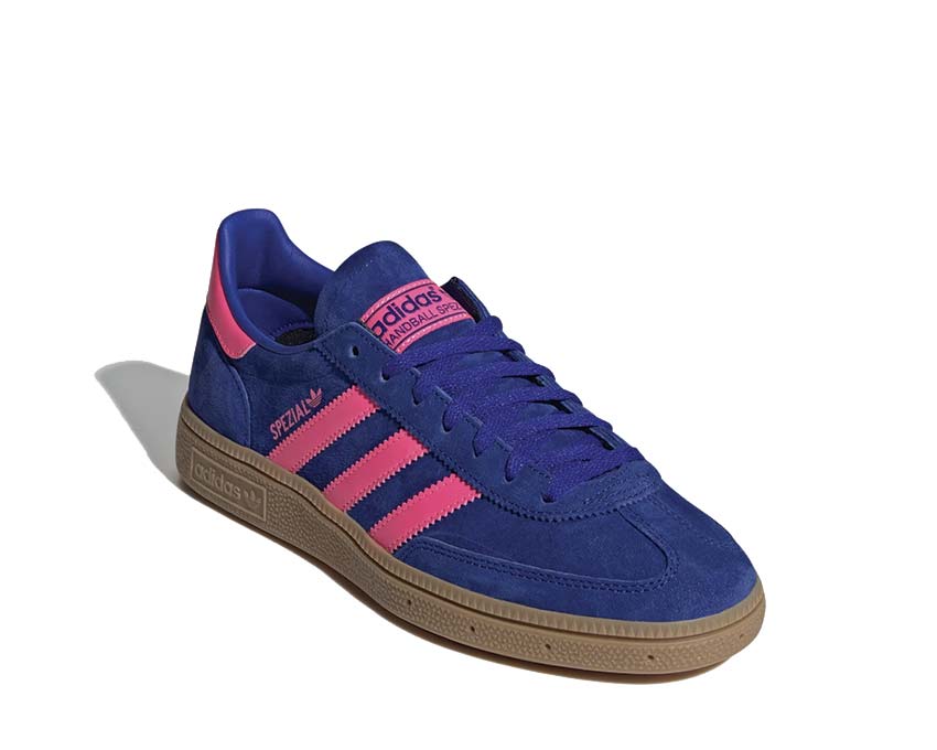 Adidas Handball Spezial Lucid Blue vue latérale — profil bas iconique sport