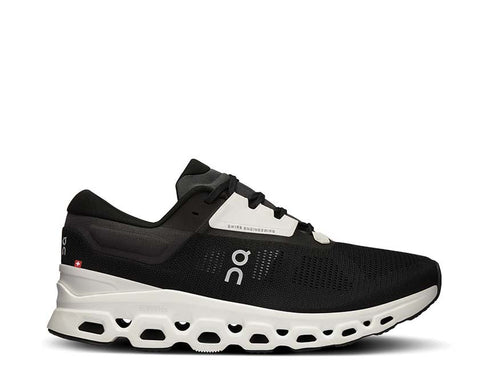 On Cloudstratus 3 W Noir Givre — running femme double CloudTec stabilité