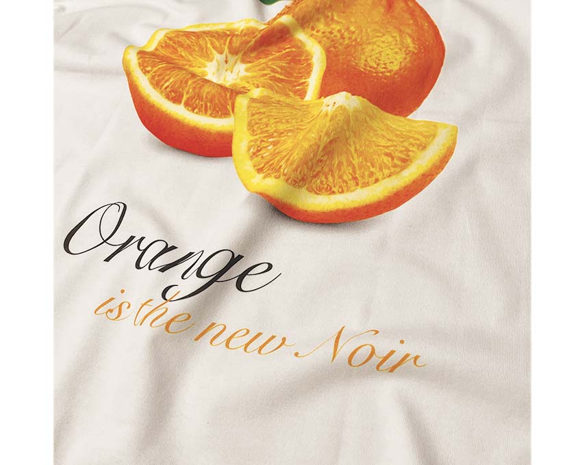 Noirfonce Orange is The New Noir Tee