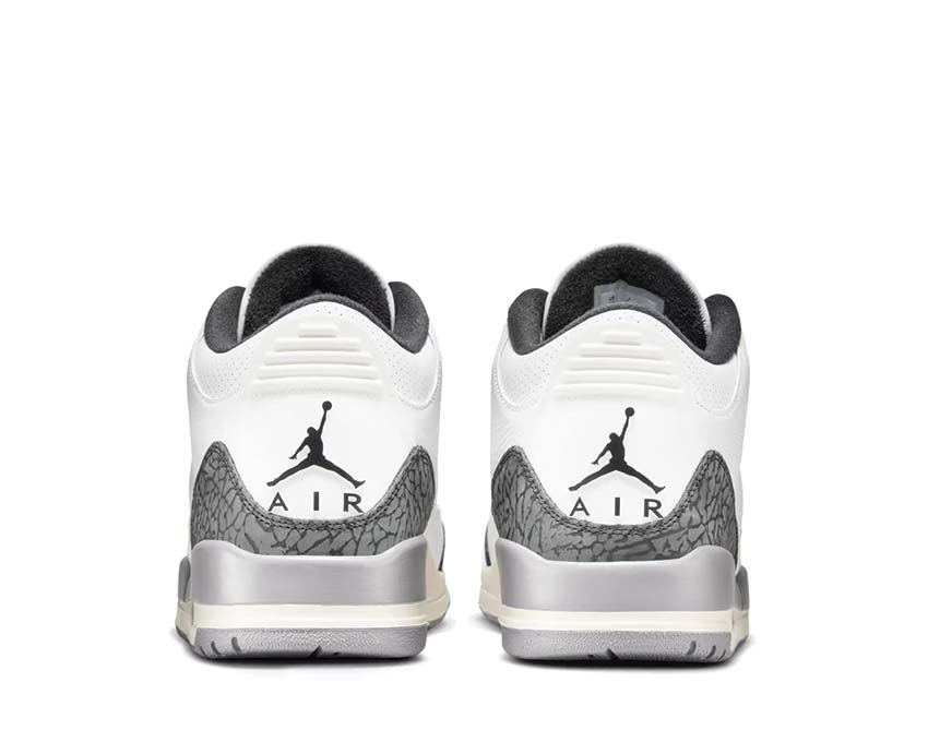 Jordan Air Jordan 3 Retro Cement Grey Sohle — sichtbare Air-Sohle grau