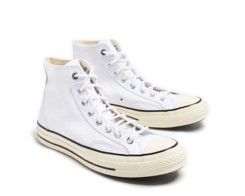 Converse Chuck 70 Hi Optical White side view — high optical white canvas