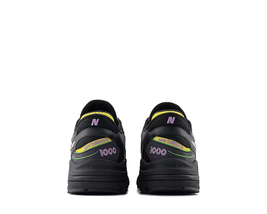 New Balance 1000 Silver Black Honeycomb suola — ammortizzazione ABZORB suola esterna