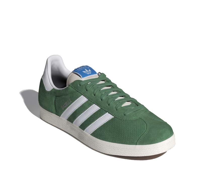 vista lateral — Gazelle Preloved Green suela goma