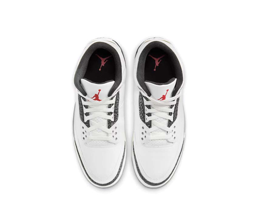 Jordan Air Jordan 3 Retro Cement Grey Detail — Elefant Print graues Obermaterial