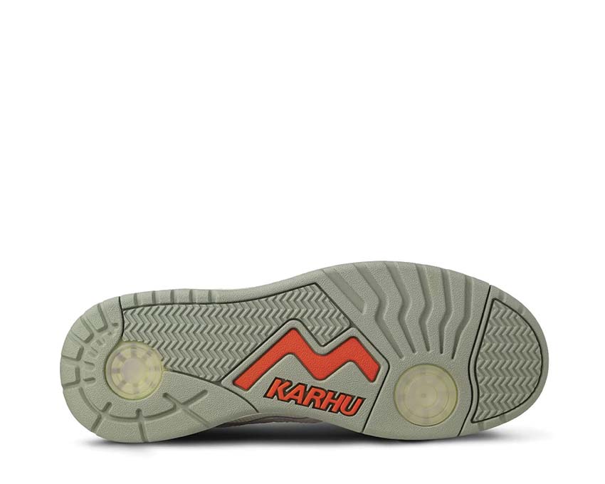 Karhu Fusion XT Cloud Dancer/Agate Grey detalle — acento Agate Grey