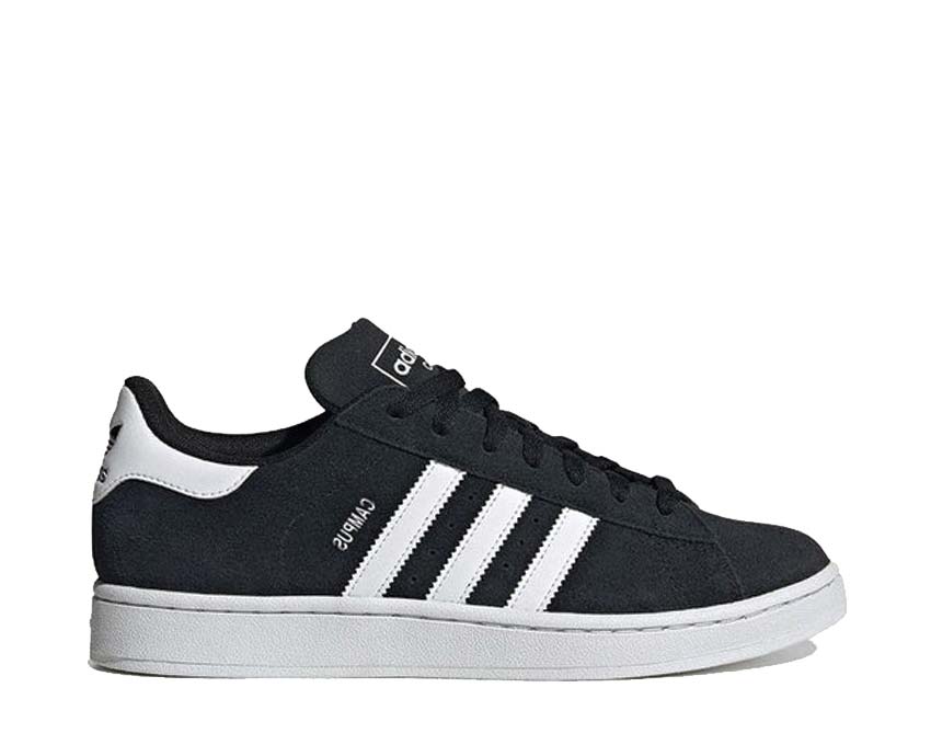 Adidas Campus 2 Black — zapatilla unisex ante negro suela goma