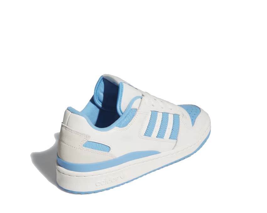 Adidas Forum Low CL Ivory Blue semelle — gomme caoutchouc basket vintage