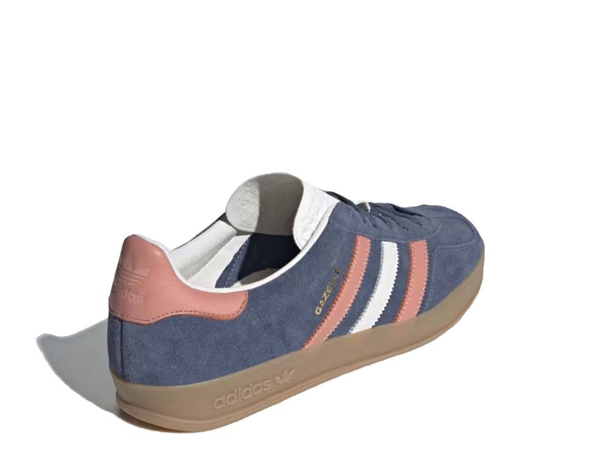 Adidas Gazelle Indoor Blue Wonder Clay suela — suela goma plana indoor