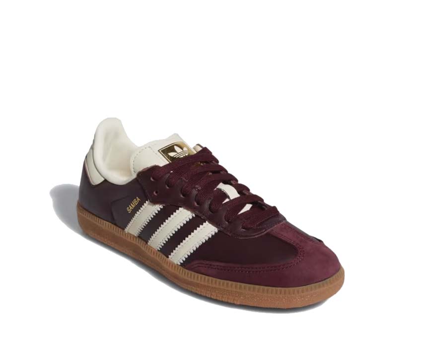 Adidas Samba OG W Maroon / Cream White - Gold Metallic ID0477