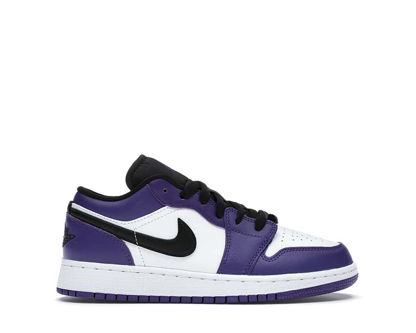 Jordan Air Jordan 1 Low GS Court Purple Black White — Damen Sneaker violett