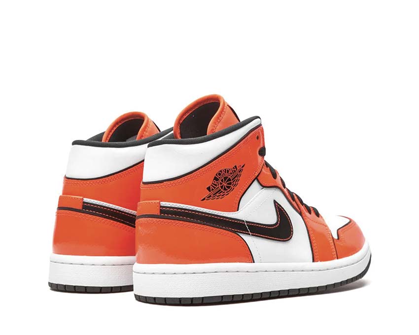 Air Jordan 1 Mid SE Turf Orange / Black - White DD6834-802