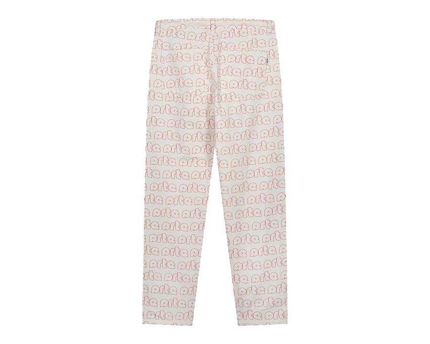 Arte Paul Allover Pants Red / White SS23-081P