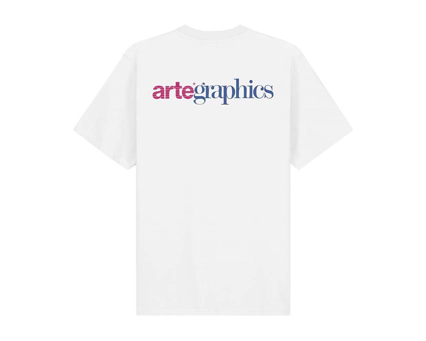 Arte Tommy Back Graphic White AW23-016T