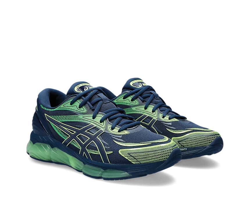 Asics Gel Quantum 360 VIII Night Sky vista laterale — tomaia in mesh