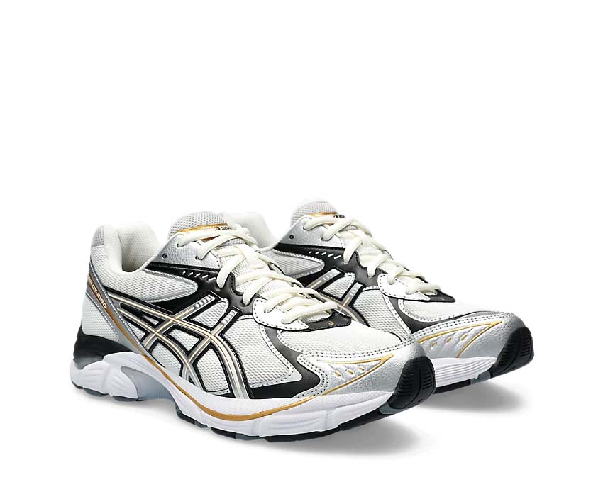 Asics GT-2160 Cream Pure Silver vista lateral — parte superior de malla