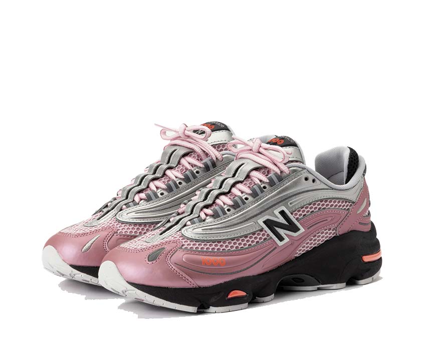 New Balance 1000 Pink Taffy semelle — EVA sculptée grip robuste rose