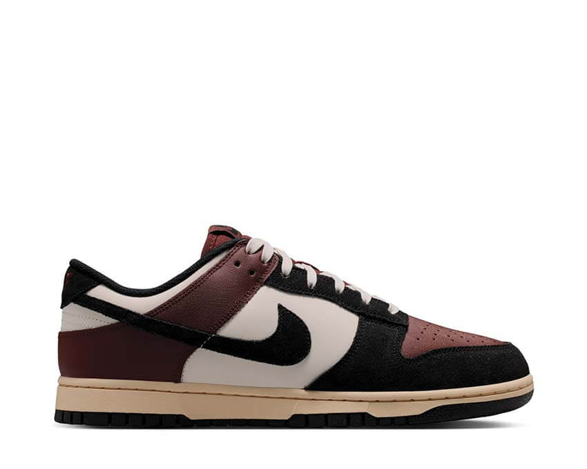 Nike Dunk Low Retro Bronze Eclipse — sneakers cuir doré ivoire noir