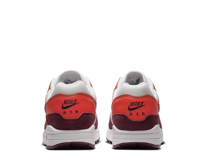 Nike Air Max 1 Summit White / Burgundy Crush - Picante Red FN6952-102