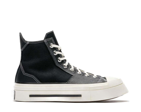Converse Chuck 70 De Luxe Squared Hi Black — zapatilla mujer plataforma cuadrada
